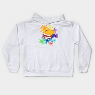 Book on color splash Kids Hoodie